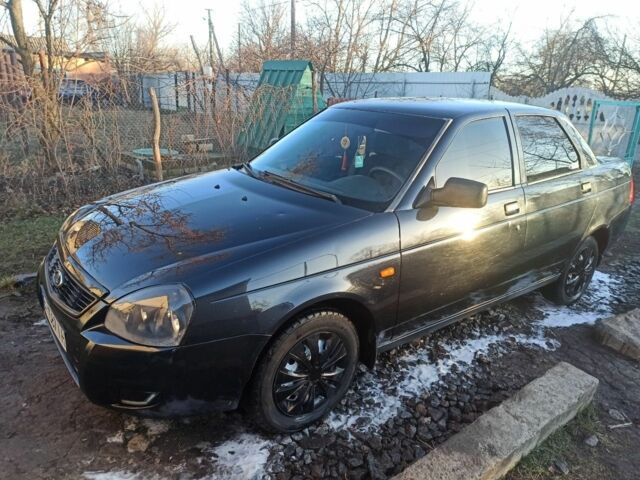 Черный ВАЗ 2170 Priora, объемом двигателя 1.6 л и пробегом 247 тыс. км за 2900 $, фото 6 на Automoto.ua