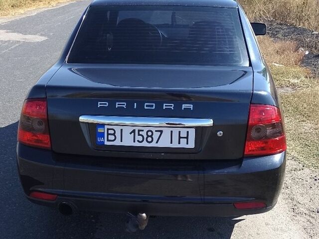 Черный ВАЗ 2170 Priora, объемом двигателя 1.6 л и пробегом 247 тыс. км за 2900 $, фото 1 на Automoto.ua