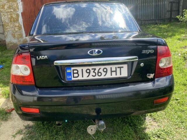 Чорний ВАЗ 2170 Priora, об'ємом двигуна 1.6 л та пробігом 216 тис. км за 2100 $, фото 3 на Automoto.ua
