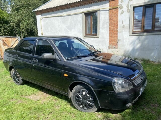 Чорний ВАЗ 2170 Priora, об'ємом двигуна 1.6 л та пробігом 216 тис. км за 2100 $, фото 1 на Automoto.ua