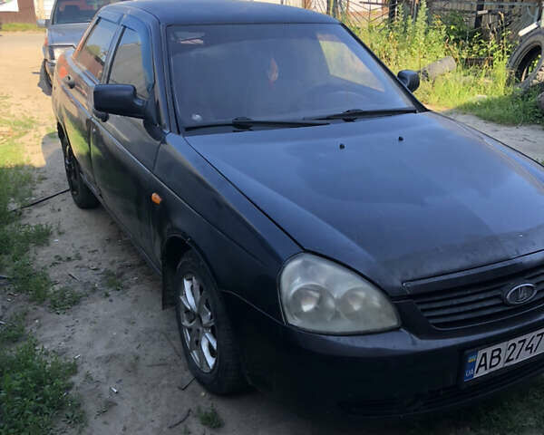 Черный ВАЗ 2170 Priora, объемом двигателя 1.6 л и пробегом 345 тыс. км за 1350 $, фото 1 на Automoto.ua