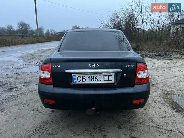 Черный ВАЗ 2170 Priora, объемом двигателя 1.6 л и пробегом 200 тыс. км за 2500 $, фото 8 на Automoto.ua