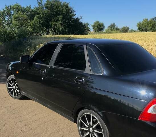 Черный ВАЗ 2170 Priora, объемом двигателя 1.6 л и пробегом 147 тыс. км за 4400 $, фото 3 на Automoto.ua