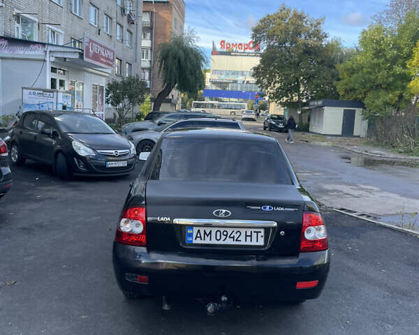 Черный ВАЗ 2170 Priora, объемом двигателя 1.6 л и пробегом 230 тыс. км за 1699 $, фото 5 на Automoto.ua