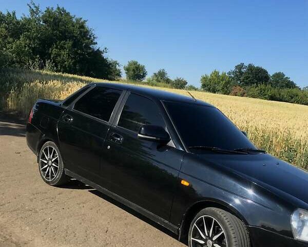 Черный ВАЗ 2170 Priora, объемом двигателя 1.6 л и пробегом 147 тыс. км за 4400 $, фото 6 на Automoto.ua