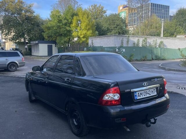 Черный ВАЗ 2170 Priora, объемом двигателя 1.6 л и пробегом 230 тыс. км за 1699 $, фото 6 на Automoto.ua
