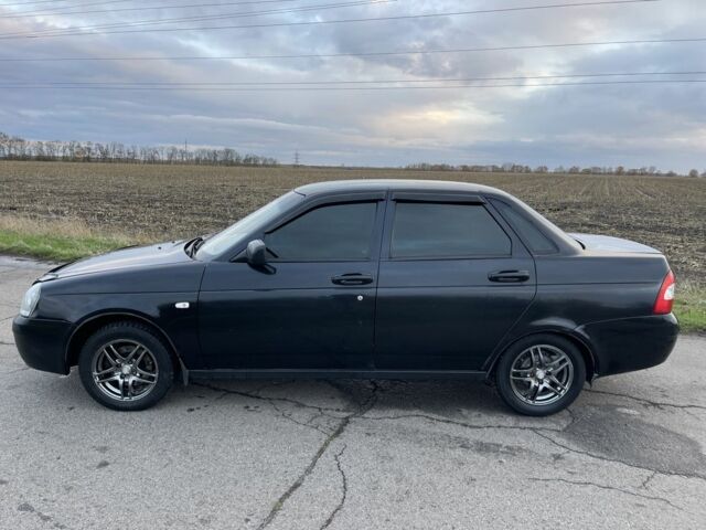 Черный ВАЗ 2170 Priora, объемом двигателя 1.6 л и пробегом 157 тыс. км за 1750 $, фото 5 на Automoto.ua