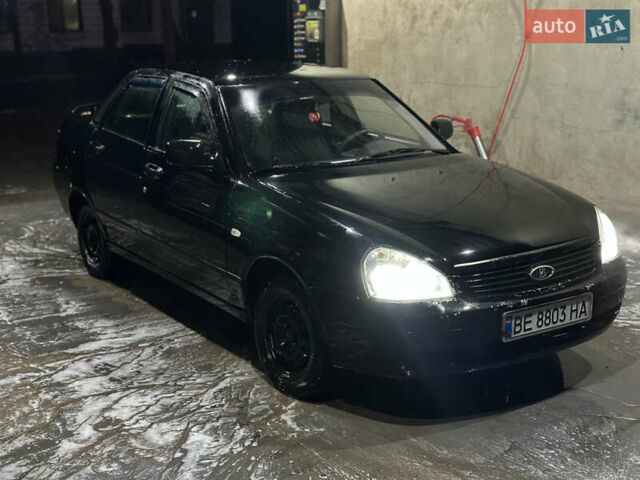 Черный ВАЗ 2170 Priora, объемом двигателя 1.6 л и пробегом 280 тыс. км за 1750 $, фото 7 на Automoto.ua