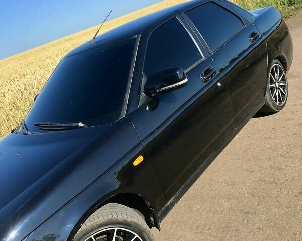 Черный ВАЗ 2170 Priora, объемом двигателя 1.6 л и пробегом 147 тыс. км за 4400 $, фото 4 на Automoto.ua