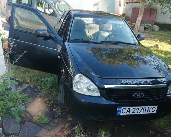 Черный ВАЗ 2170 Priora, объемом двигателя 1.6 л и пробегом 235 тыс. км за 2450 $, фото 6 на Automoto.ua