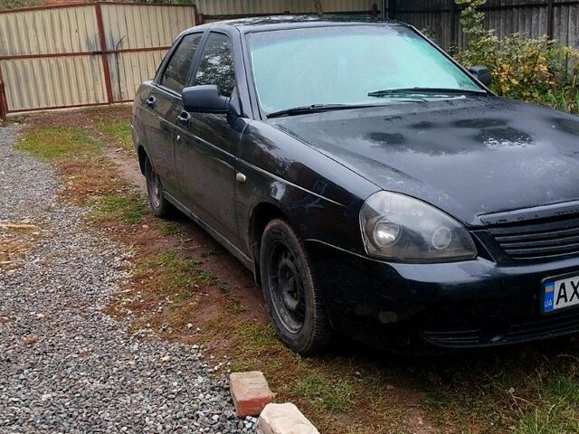 Черный ВАЗ 2170 Priora, объемом двигателя 1.6 л и пробегом 300 тыс. км за 2000 $, фото 1 на Automoto.ua