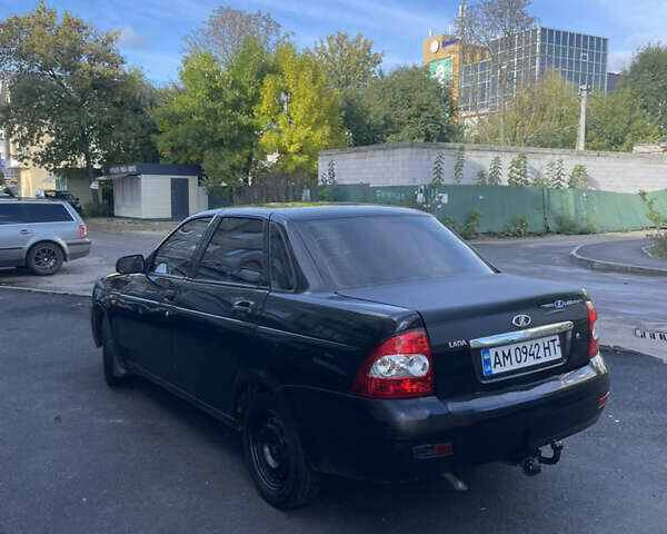 Черный ВАЗ 2170 Priora, объемом двигателя 1.6 л и пробегом 230 тыс. км за 1699 $, фото 6 на Automoto.ua