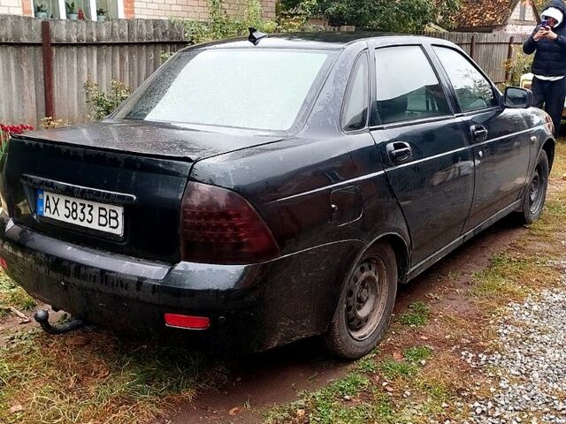 Черный ВАЗ 2170 Priora, объемом двигателя 1.6 л и пробегом 300 тыс. км за 2000 $, фото 2 на Automoto.ua