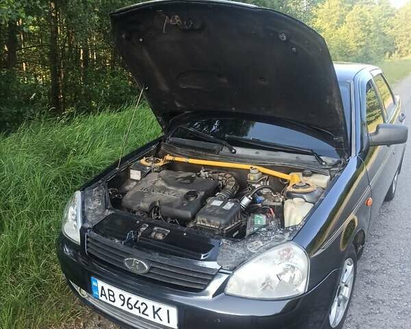 Черный ВАЗ 2170 Priora, объемом двигателя 1.6 л и пробегом 245 тыс. км за 2900 $, фото 5 на Automoto.ua