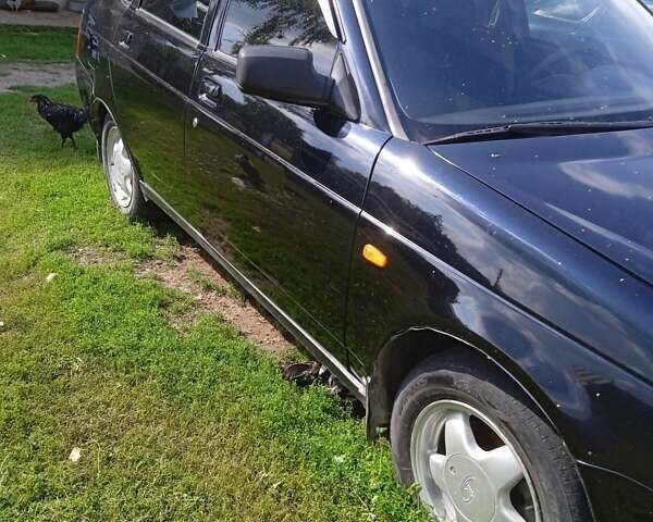 Чорний ВАЗ 2170 Priora, об'ємом двигуна 1.6 л та пробігом 279 тис. км за 2750 $, фото 40 на Automoto.ua