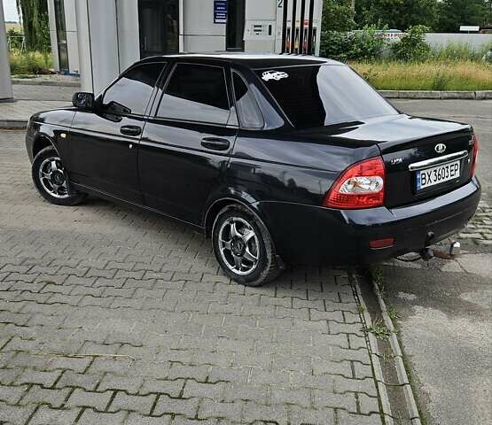 Черный ВАЗ 2170 Priora, объемом двигателя 1.6 л и пробегом 200 тыс. км за 1601 $, фото 3 на Automoto.ua