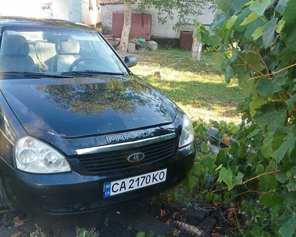 Черный ВАЗ 2170 Priora, объемом двигателя 1.6 л и пробегом 235 тыс. км за 2450 $, фото 9 на Automoto.ua