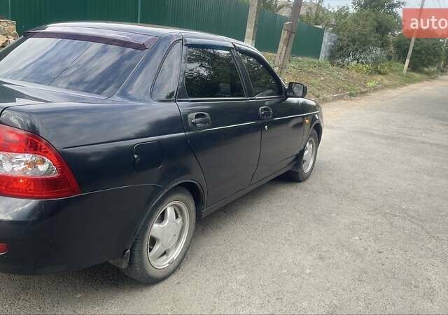 Черный ВАЗ 2170 Priora, объемом двигателя 1.6 л и пробегом 140 тыс. км за 2700 $, фото 3 на Automoto.ua