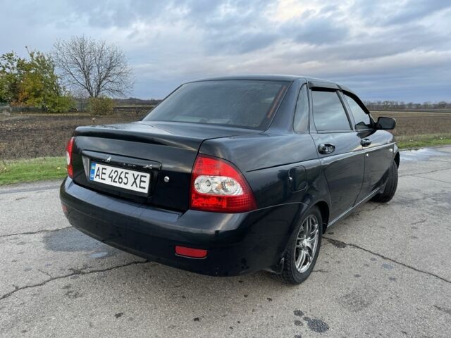 Черный ВАЗ 2170 Priora, объемом двигателя 1.6 л и пробегом 157 тыс. км за 1750 $, фото 2 на Automoto.ua