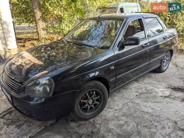 Черный ВАЗ 2170 Priora, объемом двигателя 1.6 л и пробегом 450 тыс. км за 2800 $, фото 1 на Automoto.ua