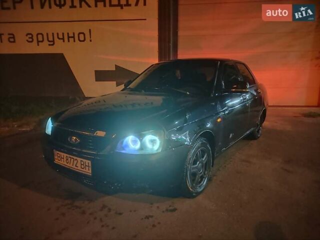 Чорний ВАЗ 2170 Priora, об'ємом двигуна 1.6 л та пробігом 110 тис. км за 1400 $, фото 2 на Automoto.ua