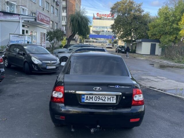 Черный ВАЗ 2170 Priora, объемом двигателя 1.6 л и пробегом 230 тыс. км за 1699 $, фото 5 на Automoto.ua