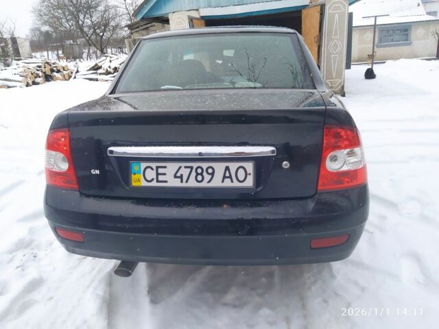 Чорний ВАЗ 2170 Priora, об'ємом двигуна 1.6 л та пробігом 143 тис. км за 1900 $, фото 5 на Automoto.ua