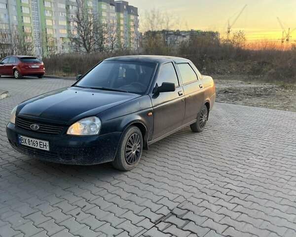 Чорний ВАЗ 2170 Priora, об'ємом двигуна 1.6 л та пробігом 250 тис. км за 1650 $, фото 3 на Automoto.ua