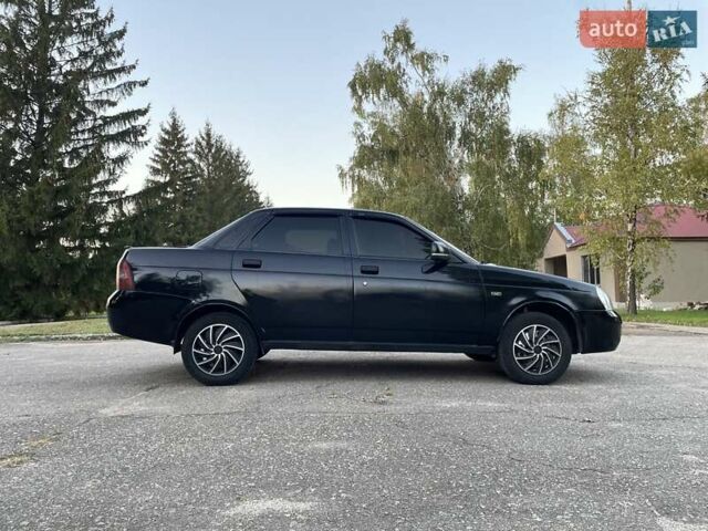Черный ВАЗ 2170 Priora, объемом двигателя 1.6 л и пробегом 181 тыс. км за 2200 $, фото 3 на Automoto.ua