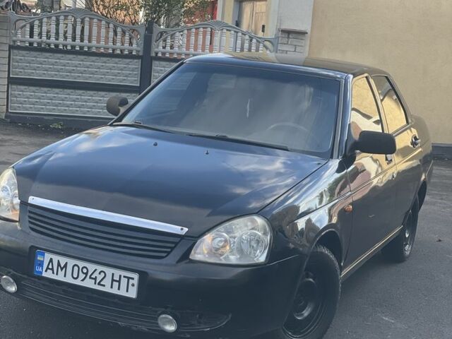 Черный ВАЗ 2170 Priora, объемом двигателя 1.6 л и пробегом 230 тыс. км за 1699 $, фото 1 на Automoto.ua