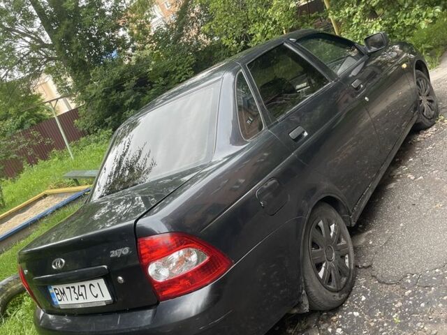 Черный ВАЗ 2170 Priora, объемом двигателя 1.6 л и пробегом 142 тыс. км за 2550 $, фото 2 на Automoto.ua