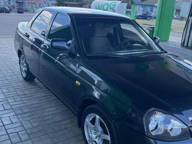 Черный ВАЗ 2170 Priora, объемом двигателя 1.6 л и пробегом 106 тыс. км за 4000 $, фото 5 на Automoto.ua