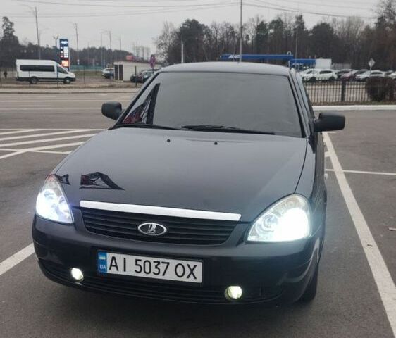 Черный ВАЗ 2170 Priora, объемом двигателя 1.6 л и пробегом 182 тыс. км за 3099 $, фото 2 на Automoto.ua