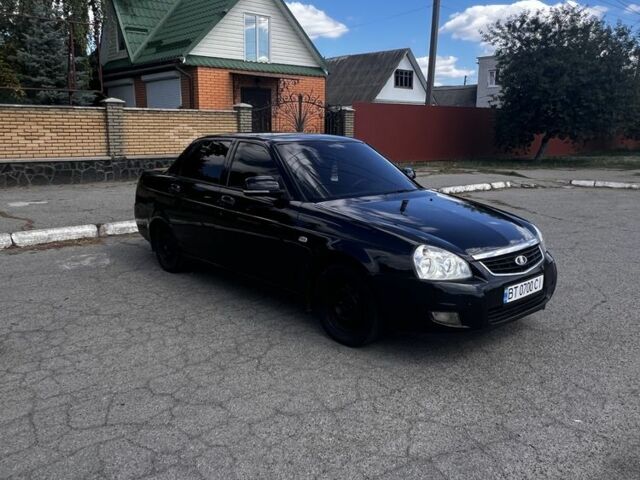 Черный ВАЗ 2170 Priora, объемом двигателя 1.6 л и пробегом 200 тыс. км за 3199 $, фото 2 на Automoto.ua