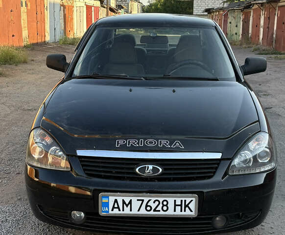 Чорний ВАЗ 2170 Priora, об'ємом двигуна 1.6 л та пробігом 200 тис. км за 2400 $, фото 7 на Automoto.ua