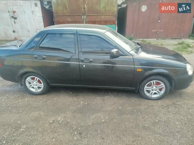 Черный ВАЗ 2170 Priora, объемом двигателя 1.6 л и пробегом 142 тыс. км за 2500 $, фото 7 на Automoto.ua