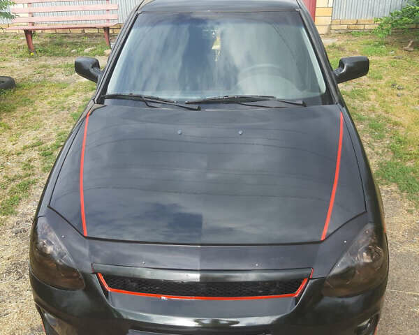 Черный ВАЗ 2170 Priora, объемом двигателя 1.6 л и пробегом 155 тыс. км за 3200 $, фото 2 на Automoto.ua