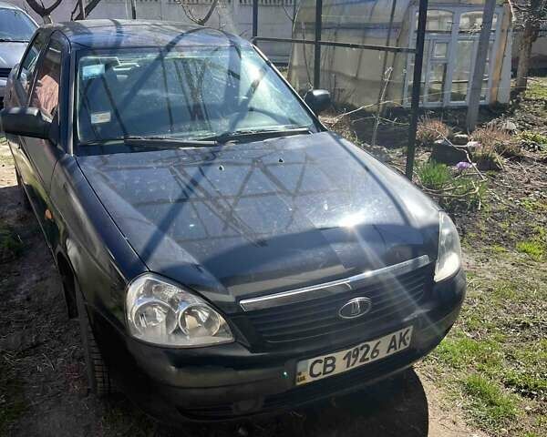 Черный ВАЗ 2170 Priora, объемом двигателя 1.6 л и пробегом 135 тыс. км за 2100 $, фото 3 на Automoto.ua