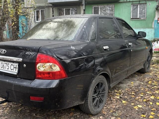 Черный ВАЗ 2170 Priora, объемом двигателя 1.6 л и пробегом 232 тыс. км за 1900 $, фото 4 на Automoto.ua