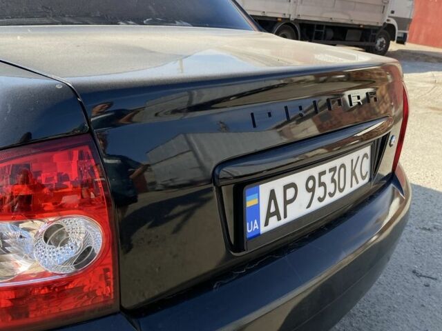 Черный ВАЗ 2170 Priora, объемом двигателя 1.6 л и пробегом 205 тыс. км за 2600 $, фото 1 на Automoto.ua
