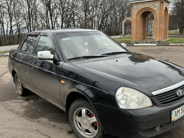 Черный ВАЗ 2170 Priora, объемом двигателя 1.6 л и пробегом 262 тыс. км за 2898 $, фото 1 на Automoto.ua
