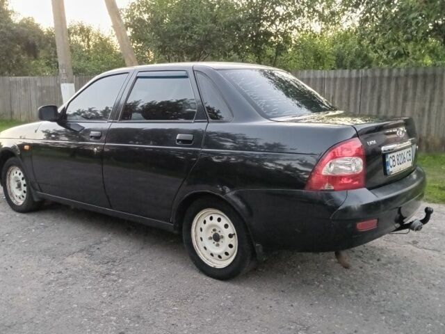 Черный ВАЗ 2170 Priora, объемом двигателя 1.6 л и пробегом 255 тыс. км за 1550 $, фото 4 на Automoto.ua