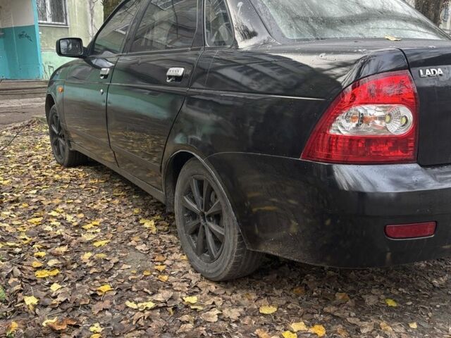 Черный ВАЗ 2170 Priora, объемом двигателя 1.6 л и пробегом 232 тыс. км за 1900 $, фото 3 на Automoto.ua