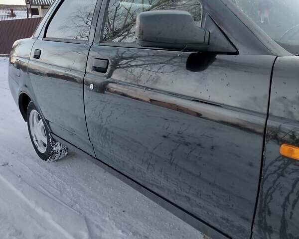 Чорний ВАЗ 2170 Priora, об'ємом двигуна 1.6 л та пробігом 192 тис. км за 1900 $, фото 4 на Automoto.ua