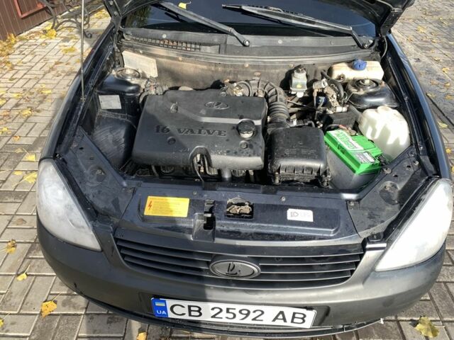 Чорний ВАЗ 2170 Priora, об'ємом двигуна 1.6 л та пробігом 130 тис. км за 1550 $, фото 16 на Automoto.ua