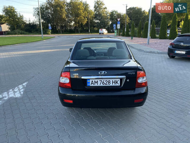 Черный ВАЗ 2170 Priora, объемом двигателя 1.6 л и пробегом 202 тыс. км за 2400 $, фото 7 на Automoto.ua