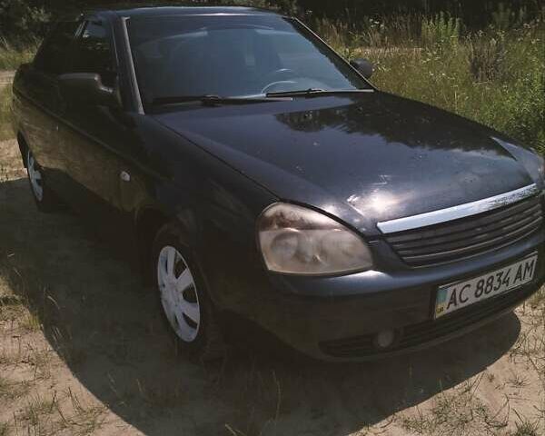 Черный ВАЗ 2170 Priora, объемом двигателя 1.6 л и пробегом 173 тыс. км за 1300 $, фото 7 на Automoto.ua