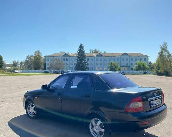 Черный ВАЗ 2170 Priora, объемом двигателя 1.6 л и пробегом 154 тыс. км за 2600 $, фото 1 на Automoto.ua
