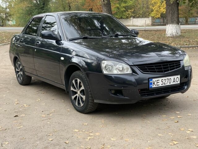 Черный ВАЗ 2170 Priora, объемом двигателя 1.6 л и пробегом 194 тыс. км за 2650 $, фото 1 на Automoto.ua