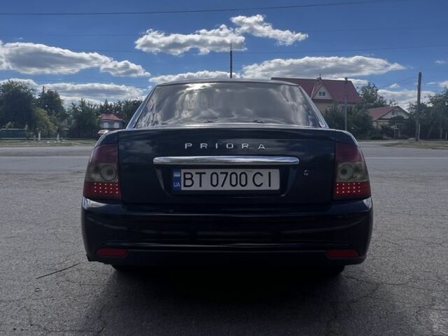 Черный ВАЗ 2170 Priora, объемом двигателя 1.6 л и пробегом 200 тыс. км за 3199 $, фото 3 на Automoto.ua